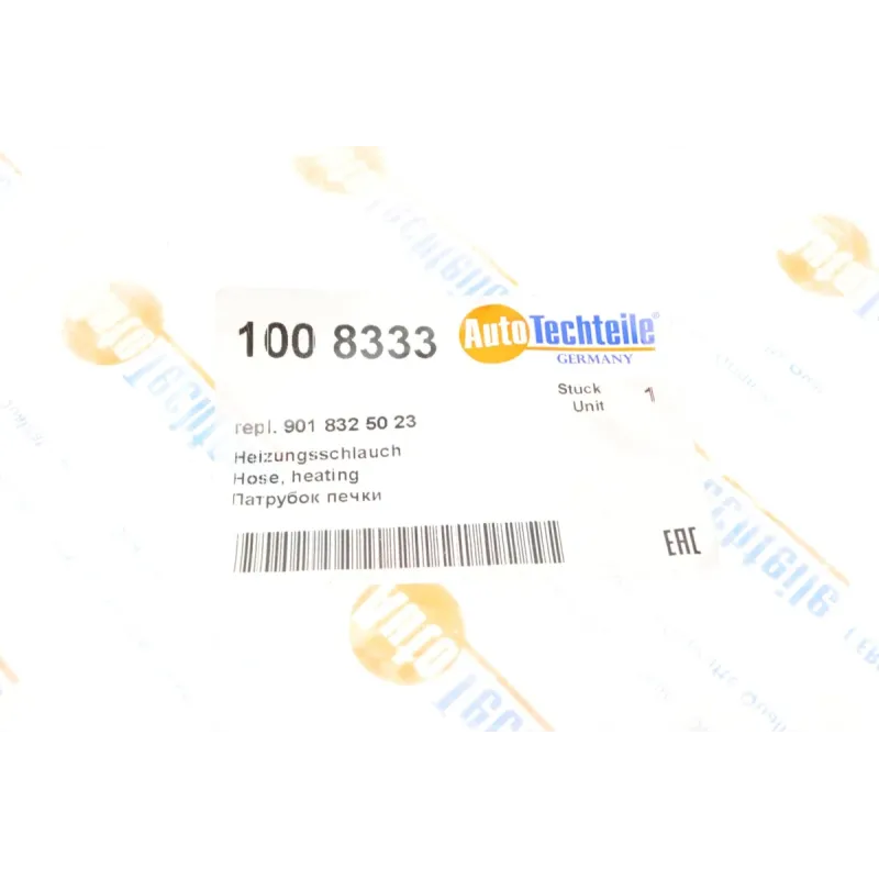 Патрубок пічки AUTOTECHTEILE 100 8333 для Mercedes-Benz Sprinter 2.7CDI OM612