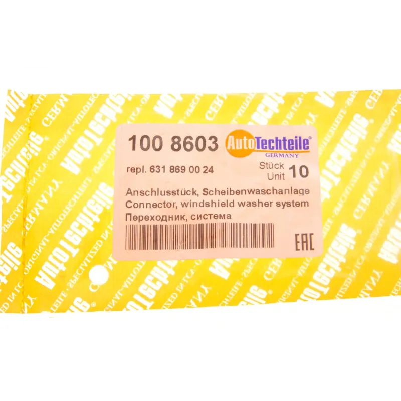Перехідник омивача AUTOTECHTEILE 100 8603 для Mercedes-Benz Sprinter, Volkswagen LT 1996-2006