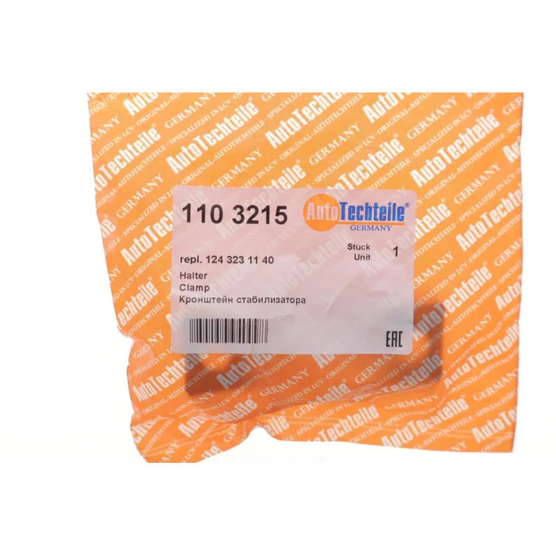 Кронштейн стабілізатора AUTOTECHTEILE 110 3215 для Mercedes-Benz W124/C124/A124/W201