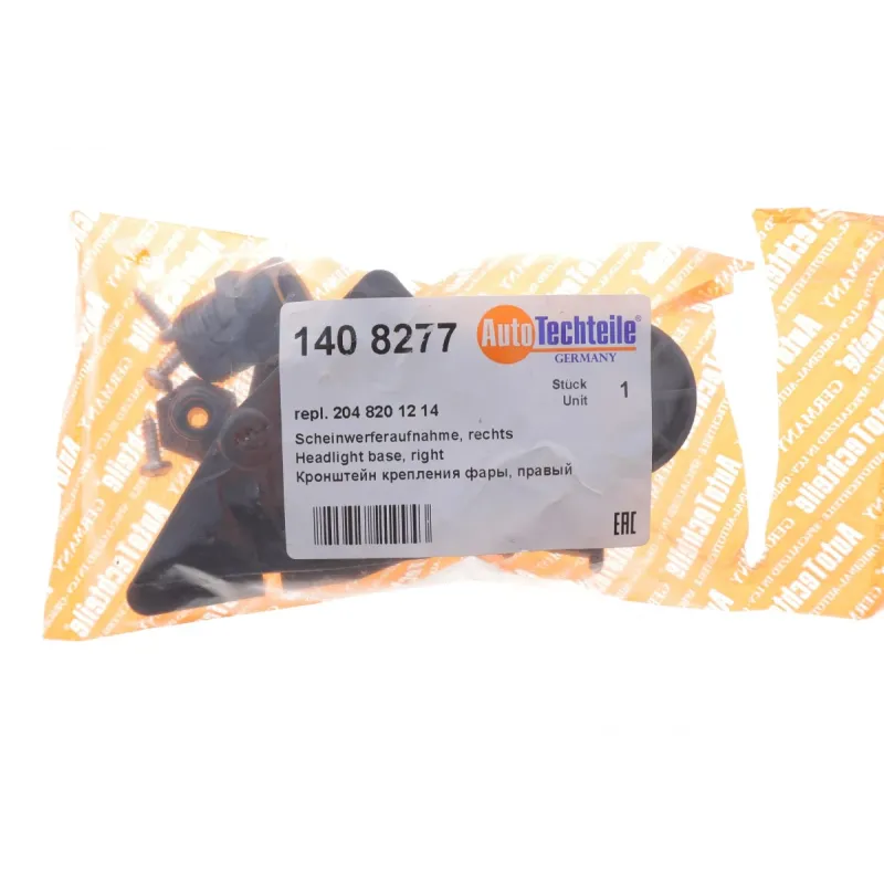 Кронштейн кріплення фари AUTOTECHTEILE 140 8277 для Mercedes-Benz C-Class W204 2007-2014 (R)