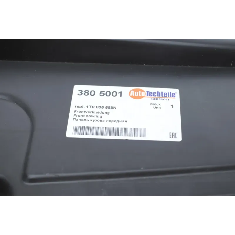 Панель передня (телевізор) AUTOTECHTEILE 380 5001 для Volkswagen Caddy III, Touran (2003-2010)