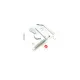 Замок капота AUTOTECHTEILE 505 0076 для Renault Master, Opel Movano 1998-2009