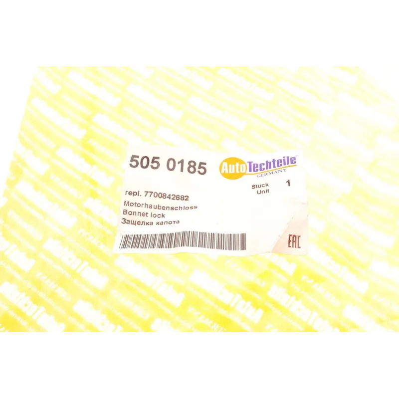 Замок капота AUTOTECHTEILE 505 0185 для Renault Trafic, Symbol I 2000-2007