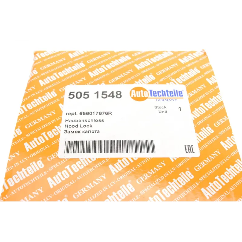 Замок капота AUTOTECHTEILE 505 1548 для Dacia Logan II Sandero II 2012-, передній