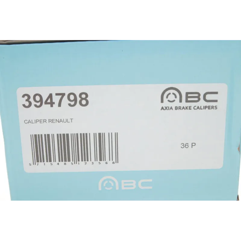 Супорт гальмівний задній (L) AXIA Brake Calipers 394798 для Renault Laguna III (BT0/1) 2007-2015, d=38мм