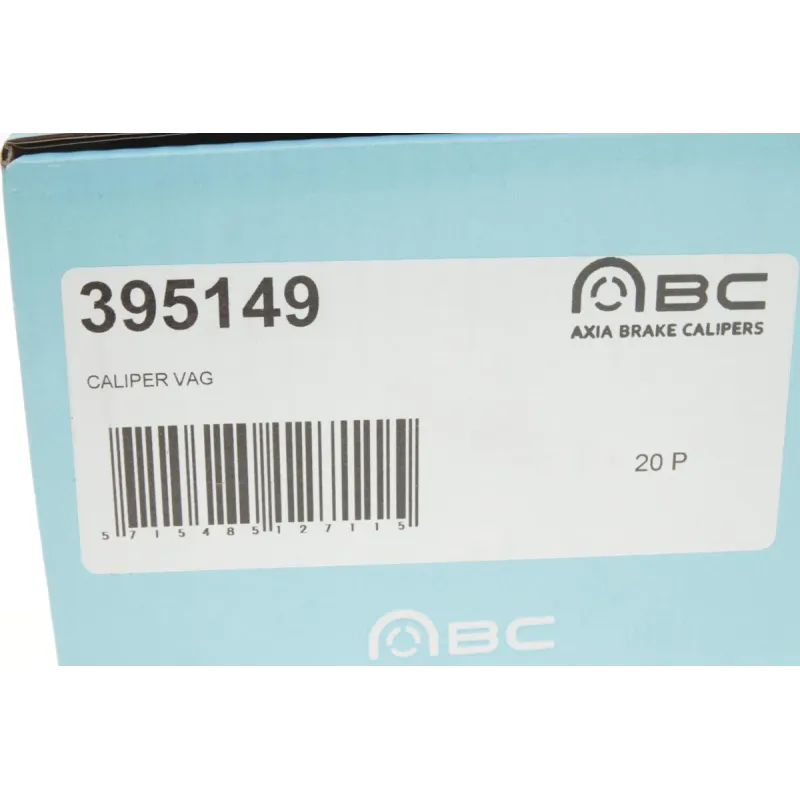 Супорт гальмівний задній AXIA Brake Calipers 395149 для Volkswagen Caddy IV/Alltrack 2015-, диск Ø272мм, поршень Ø38мм