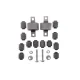 Комплект сайлентблоків задньої підвіски BELGUM PARTS BGKIT-33 для Mitsubishi Lancer X 2007-, Outlander XL 2007-