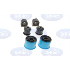 Комплект передньої підвіски BELGUM PARTS BGKIT-7 (4 сайлентблоки важеля, 2 втулки стабілізатора d=22mm) для Volkswagen Caddy, Golf, Passat, Tiguan, Touran 2005-