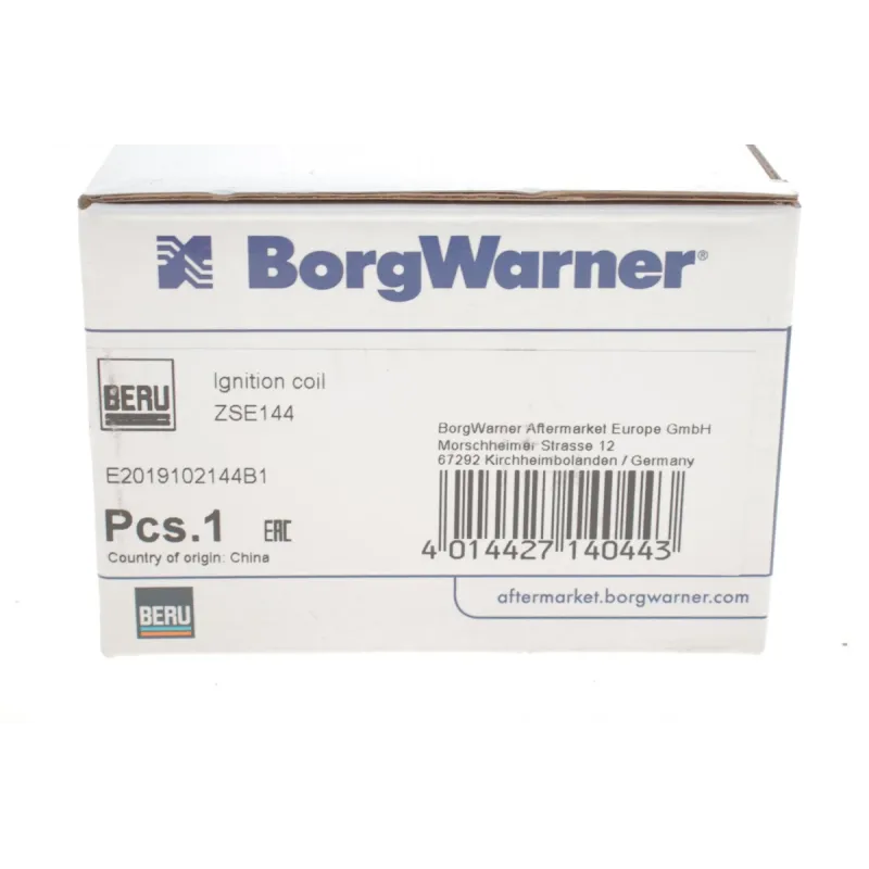 Котушка запалювання BERU ZSE144 для BMW 5 (E60/F10) 2.0/3.0i 2007-2013, 6 (E63) 2.0/3.0i