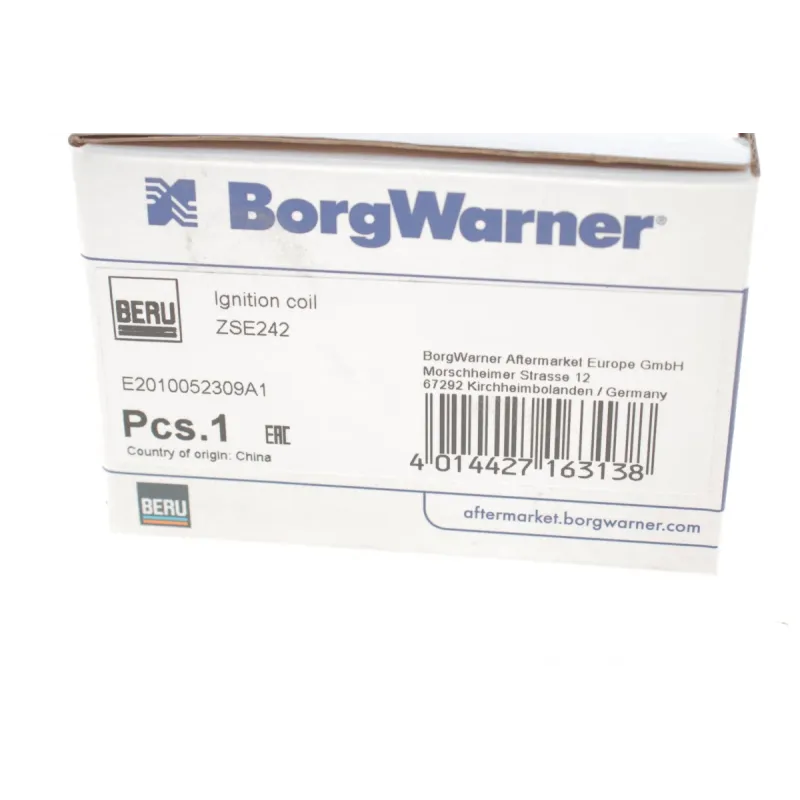 Котушка запалювання BERU ZSE242 для Mercedes-Benz C-Class W204/W205, E-Class W212/W213 1.6/2.0 M274