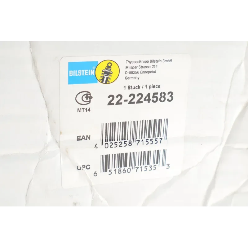 Амортизатор задній BILSTEIN 22-224583 для Dacia Duster 1.5 dCi 2010-