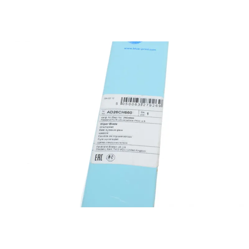 Щітка склоочисника каркасна BLUE PRINT AD26CH660 (660мм) для ACURA MDX YD2 2006-2013