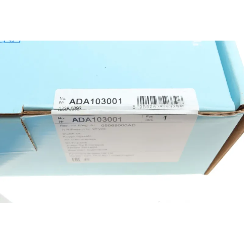 Комплект зчеплення BLUE PRINT ADA103001 для Chrysler Grand Voyager 2.5 CRD 2000-2008 (d=241mm)