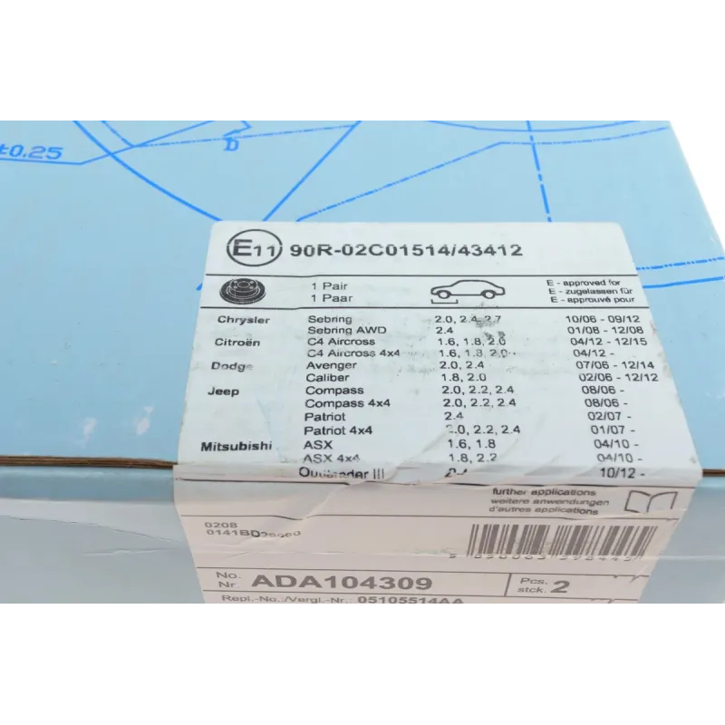 Диск гальмівний (передній) Citroen C4/ Mitsubishi ASX 1.6-2.2 10-/ Peugeot 4008 1.6-1.8 12- (294x26)