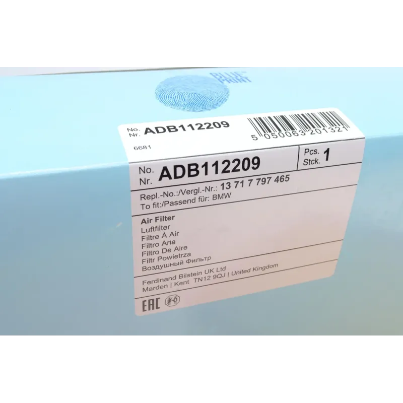 Фільтр повітряний BMW 3 (E90-E93)/ X1 (E84) 03- (з поролоном)