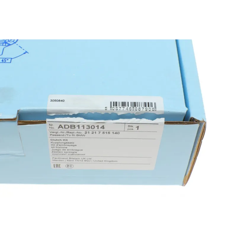Комплект зчеплення BLUE PRINT ADB113014 для BMW 3 (E46) 5 (E39) 1998-2005 (d=230mm) з вижимним