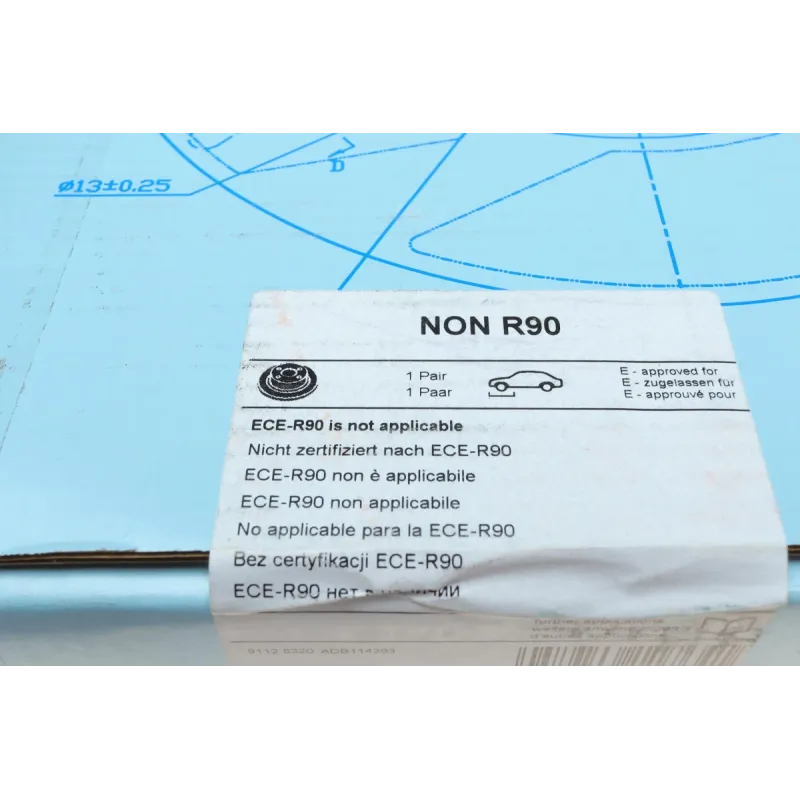 Диск гальмівний передній BLUE PRINT ADB114393 для BMW 5 (E34) 7 (E32) 302x22.4 мм