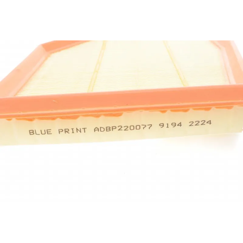 Фільтр повітряний BLUE PRINT ADBP220077 правосторонній для BMW 5 (G30/F90) 7 (G11/G12) 267x218x37 мм