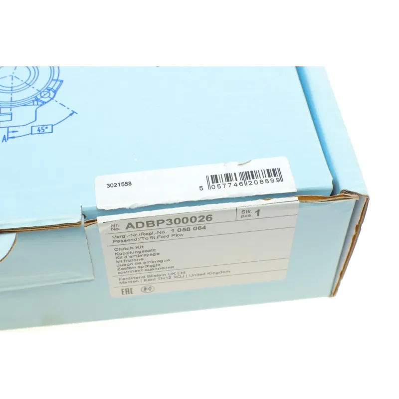 Комплект зчеплення BLUE PRINT ADBP300026 для VW Sharan, Ford Galaxy 1.9 TDI 1997-2000 (d=219mm, 23 зубці)
