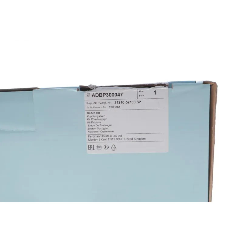 Комплект зчеплення BLUE PRINT ADBP300047 для Toyota Auris/Corolla 1.4 D-4D 2006-2014 (d=225mm) з вижимним