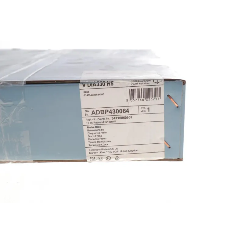 Диск гальмівний передній BLUE PRINT ADBP430064 (330x24 мм) для BMW 3 G20, 5 G30
