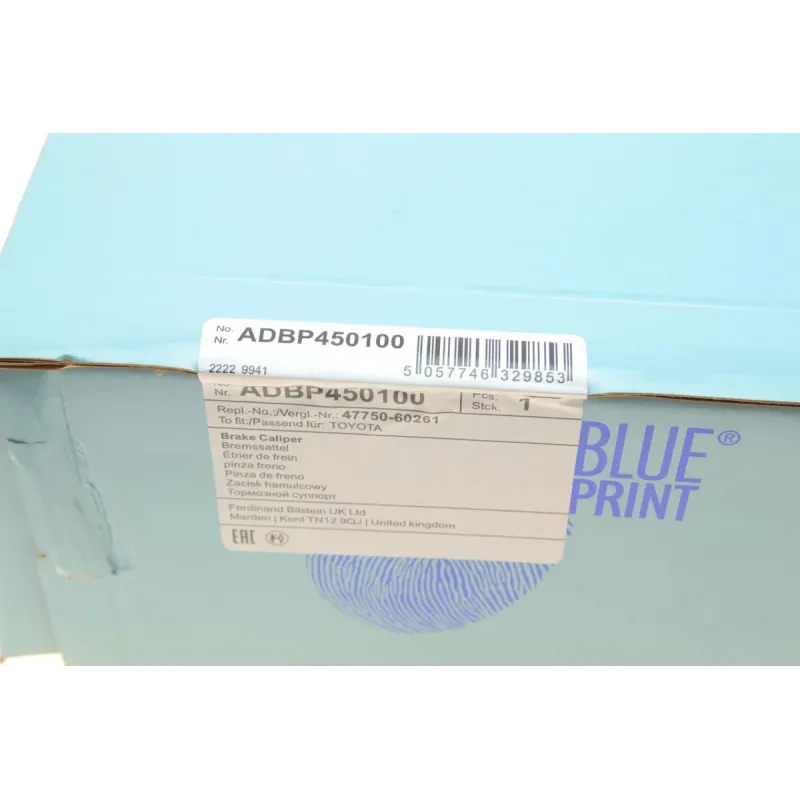Супорт гальмівний передній лівий BLUE PRINT ADBP450100 для Lexus GX, Toyota Land Cruiser Prado 2001-2010 (d=45mm)