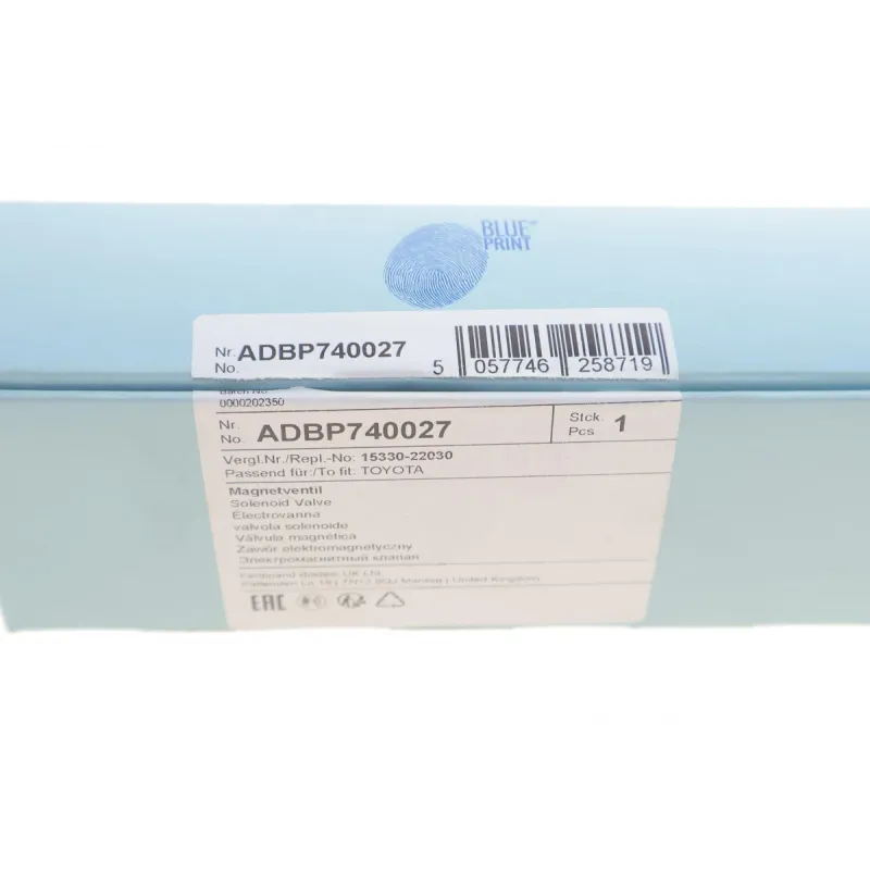 Клапан регулювання фаз газорозподілу BLUE PRINT ADBP740027 для Toyota Rav4, Avensis 1.8 VVT-i