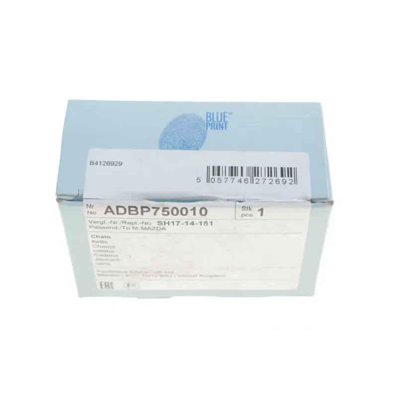 Ланцюг приводу масляного насосу BLUE PRINT ADBP750010 для Mazda 3/6/CX-5 2.2D (2012-), 8 мм