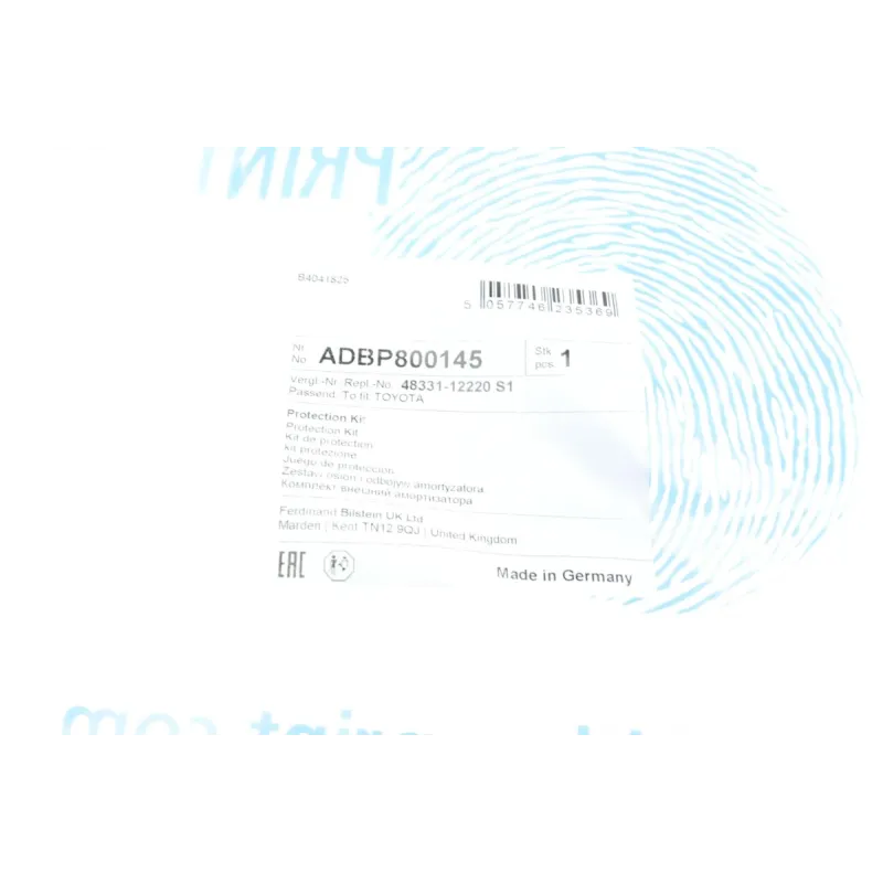 Пильовик + відбійник амортизатора передній BLUE PRINT ADBP800145 для Toyota Auris, Corolla 2006-
