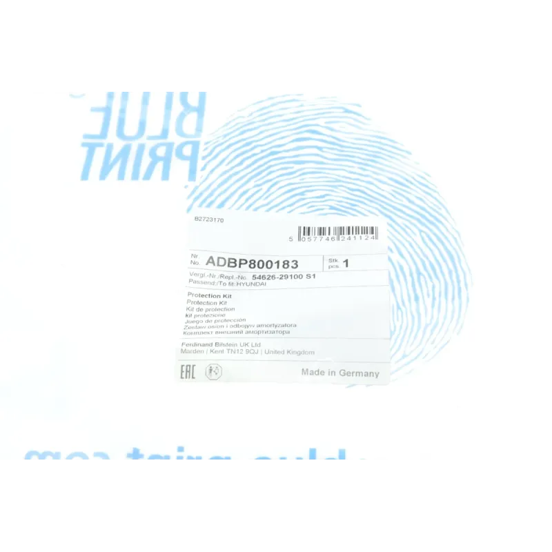Пильовик + відбійник амортизатора передній BLUE PRINT ADBP800183 для Hyundai Elantra/Lantra 1995-2006