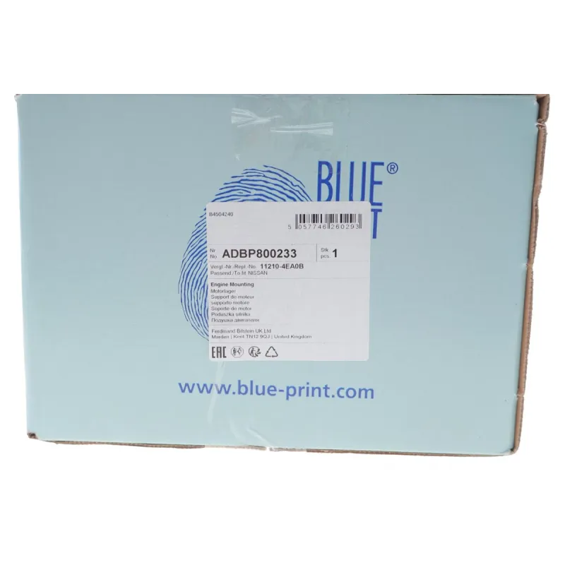 Подушка двигуна права BLUE PRINT ADBP800233 для Renault Kadjar, Nissan Qashqai II 1.5dCi 2013-