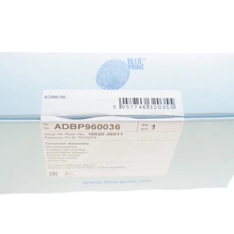Натяжитель ремня генератора BLUE PRINT ADBP960036 для Toyota Camry, RAV4 2.5L 70мм