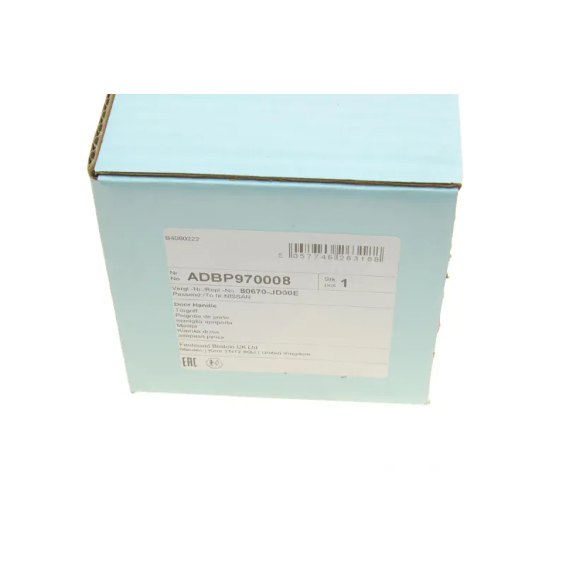 Ручка дверей задня права BLUE PRINT ADBP970008 для Nissan Qashqai J10 2006-2013