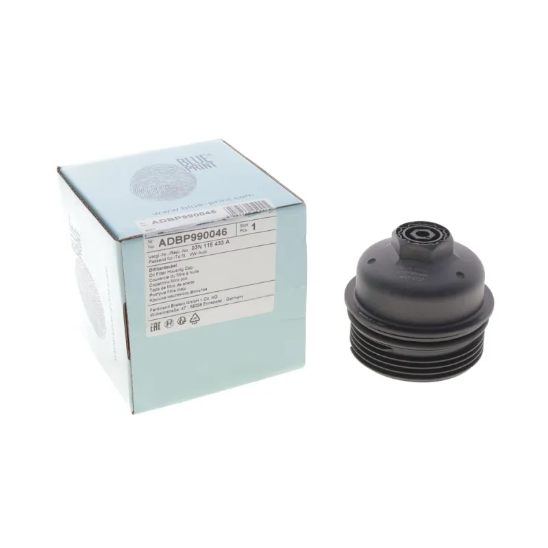Кришка корпусу масляного фільтра BLUE PRINT ADBP990046 для Audi A1, A3, Q2, Q3, Skoda Octavia, Superb, VW T6 1.6D/2.0D 2014-