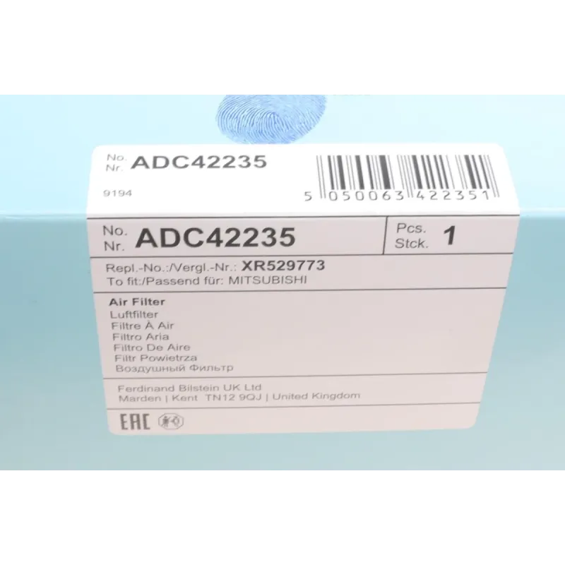 Фільтр повітряний BLUE PRINT ADC42235 для Ford Ranger, Mitsubishi Galant VI 2.5 D/TD, 2.0-2.5