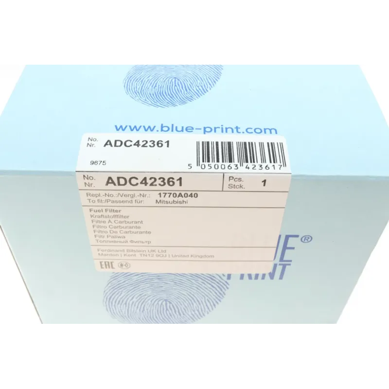 Фільтр паливний BLUE PRINT ADC42361 для Citroen C5/C6, Ford Mondeo 2.2 TDCI 163-204 к.с. (2006-2015)