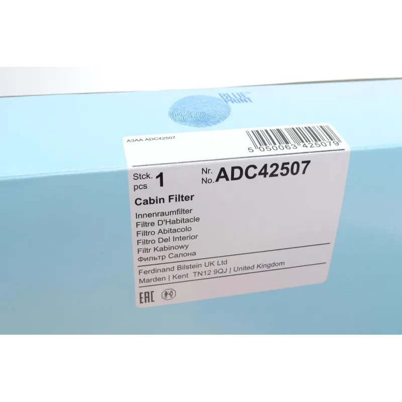 Фільтр салону вугільний BLUE PRINT ADC42507 для Mitsubishi Grandis, Lancer, Outlander 2003-