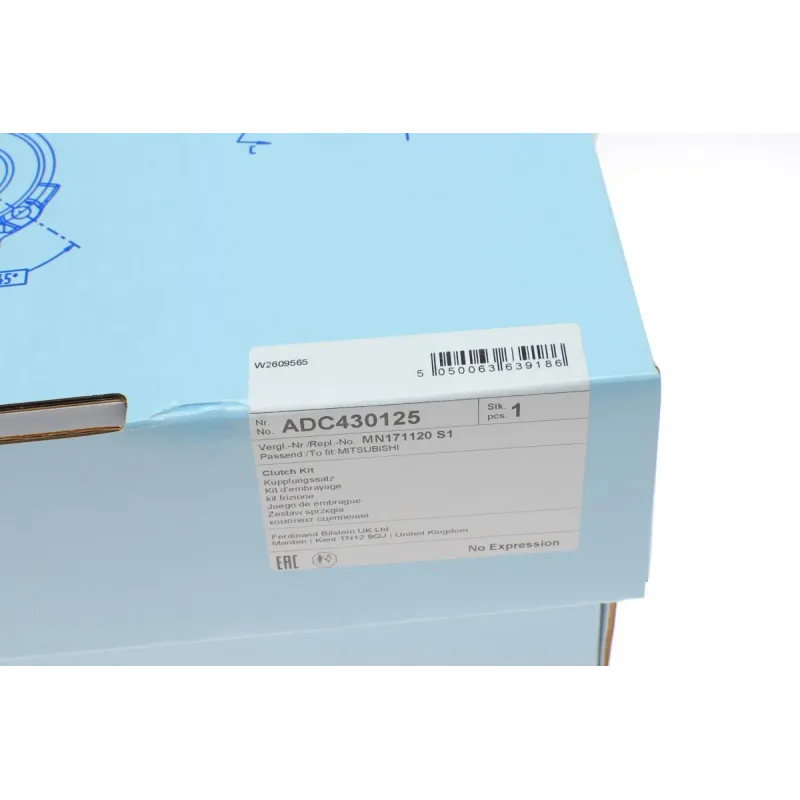 Комплект зчеплення BLUE PRINT ADC430125 для Mitsubishi L200 2.5 DI-D (d=250mm, 23 зубці) + вижимний