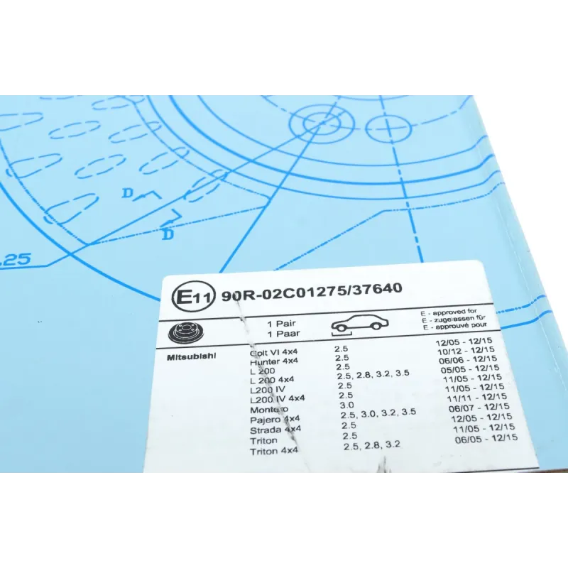 Диск гальмівний передній BLUE PRINT ADC443107 для Mitsubishi L200, Pajero Sport 294x28 мм