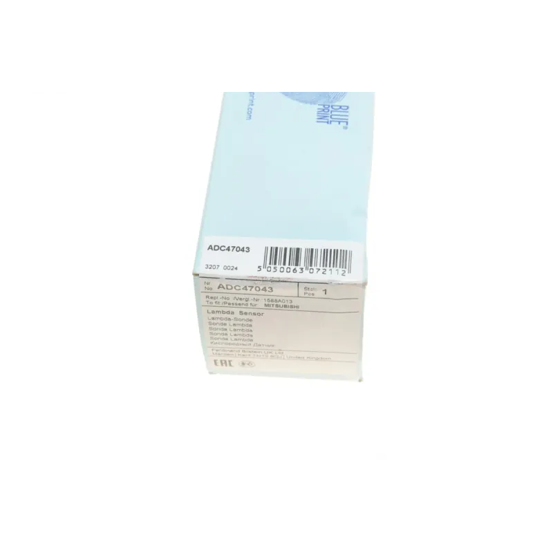 Лямбда-зонд BLUE PRINT ADC47043 до каталізатора для Mitsubishi Carisma/Space Star 1.8 GDI 1995-2006, 440 мм, 4 дроти