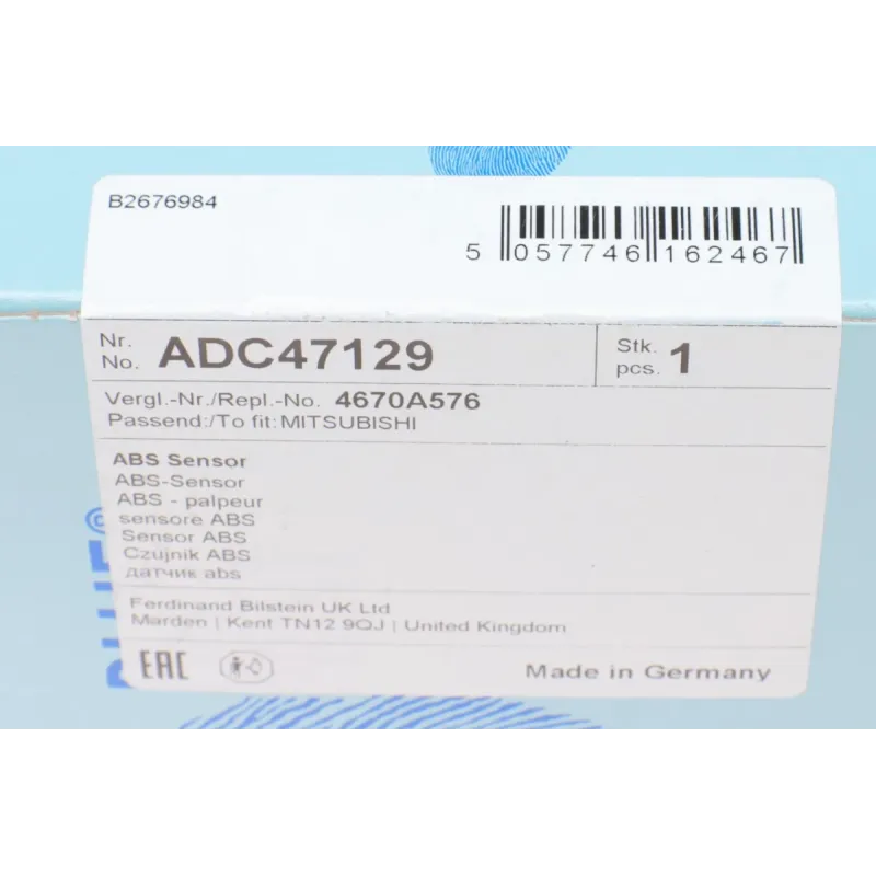Датчик ABS (передній) Mitsubishi Outlender 2.0i 11-/Lancer VIII 2.0i 06- 15 (R)