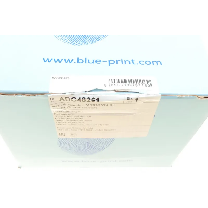 Підшипник маточини передній BLUE PRINT ADC48261 для Mitsubishi Pajero Sport III, L200 (50x88x47 мм)