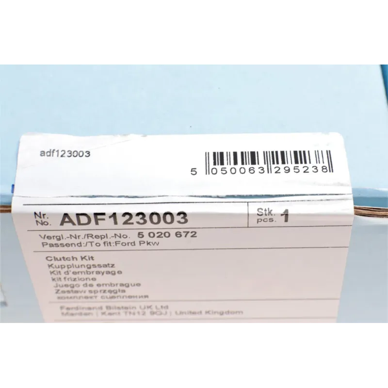 Комплект зчеплення BLUE PRINT ADF123003 для Ford Escort/Fiesta 1.8 D 85-01 (d=222mm)
