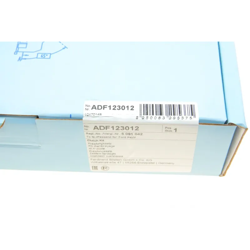 Комплект зчеплення BLUE PRINT ADF123012 для Ford Transit/Tourneo Connect 1.8 TDCi (d=236mm)