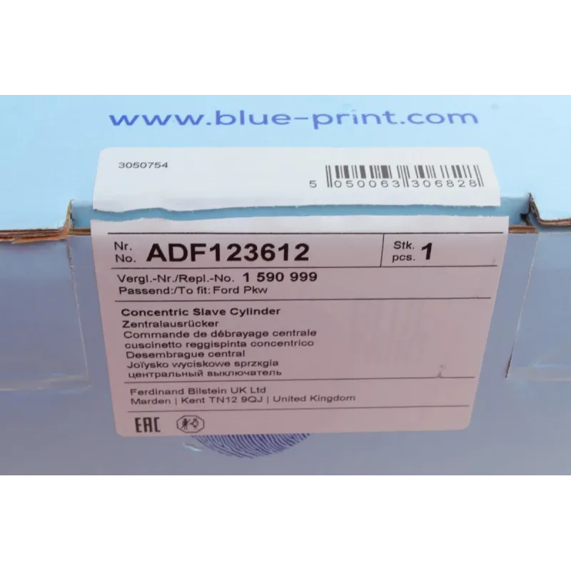Підшипник вижимний BLUE PRINT ADF123612 для Ford Focus II/C-Max, Transit Connect 1.6/2.0 TDCi