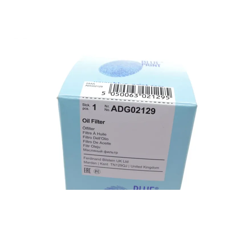 Фільтр масляний BLUE PRINT ADG02129 для Hyundai Accent, i30, Elantra 1.1-1.6CRDi 2005-