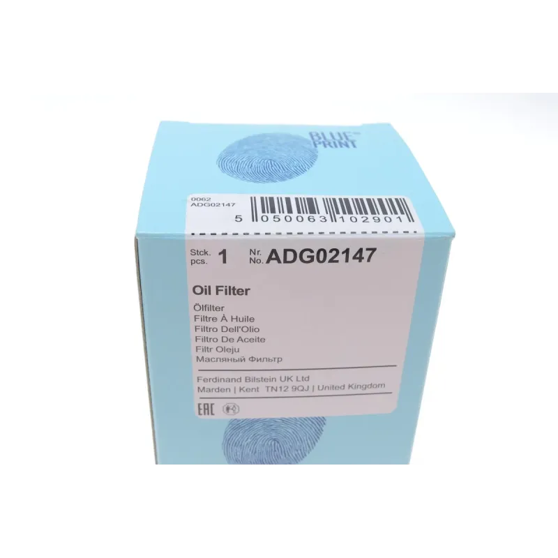 Фільтр масляний BLUE PRINT ADG02147 для Opel Astra, Combo, Chevrolet Aveo, Cruze, 1.4-1.6 16V, h=107mm