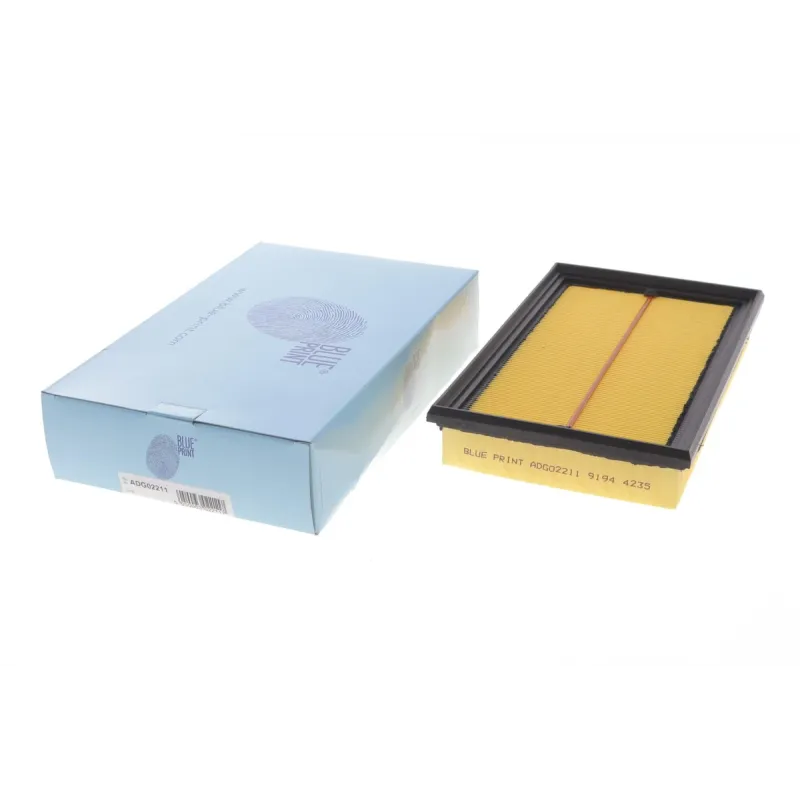 Фільтр повітряний BLUE PRINT ADG02211 для Kia Sephia 1995-1997, 259x158x42 мм