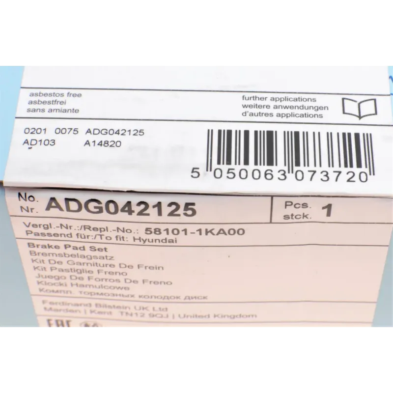 Колодки гальмівні (передні) Hyundai Tucson/Sonata/Kia Soul II 2.0-2.4 09-15/iX20 1.4-1.6 10-