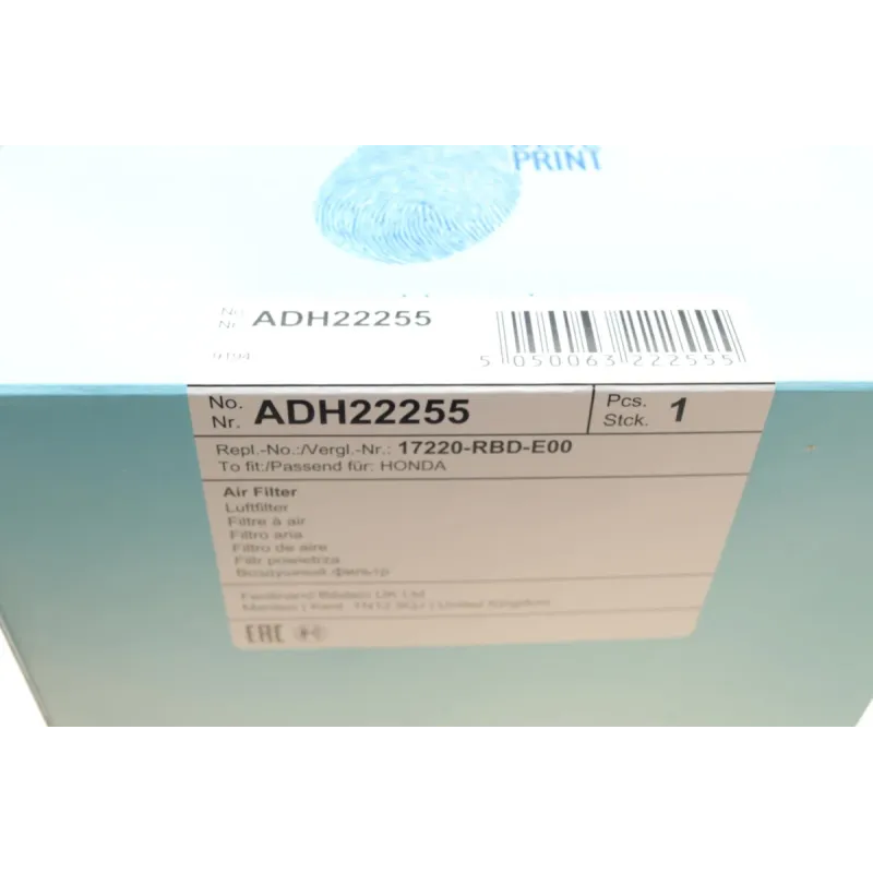 Фільтр повітряний Honda Accord VII 2.2i-CTDI 04-08
